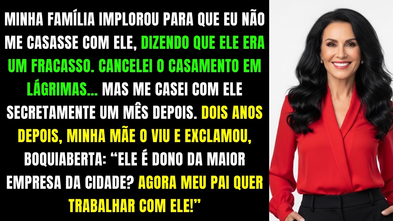 Minha Família Me Proibiu De Casar — Eles Não Sabiam Quem Era Meu Noivo e...