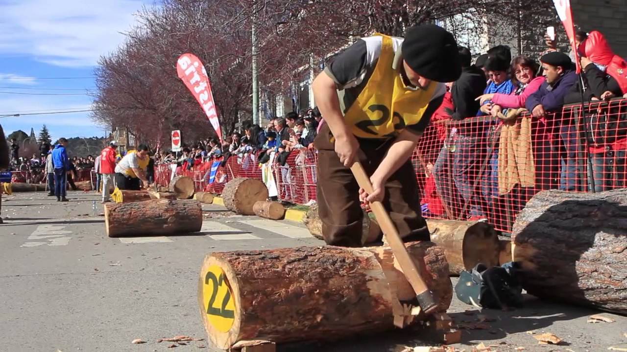 Concurso de hacheros en San Martín de los Andes
