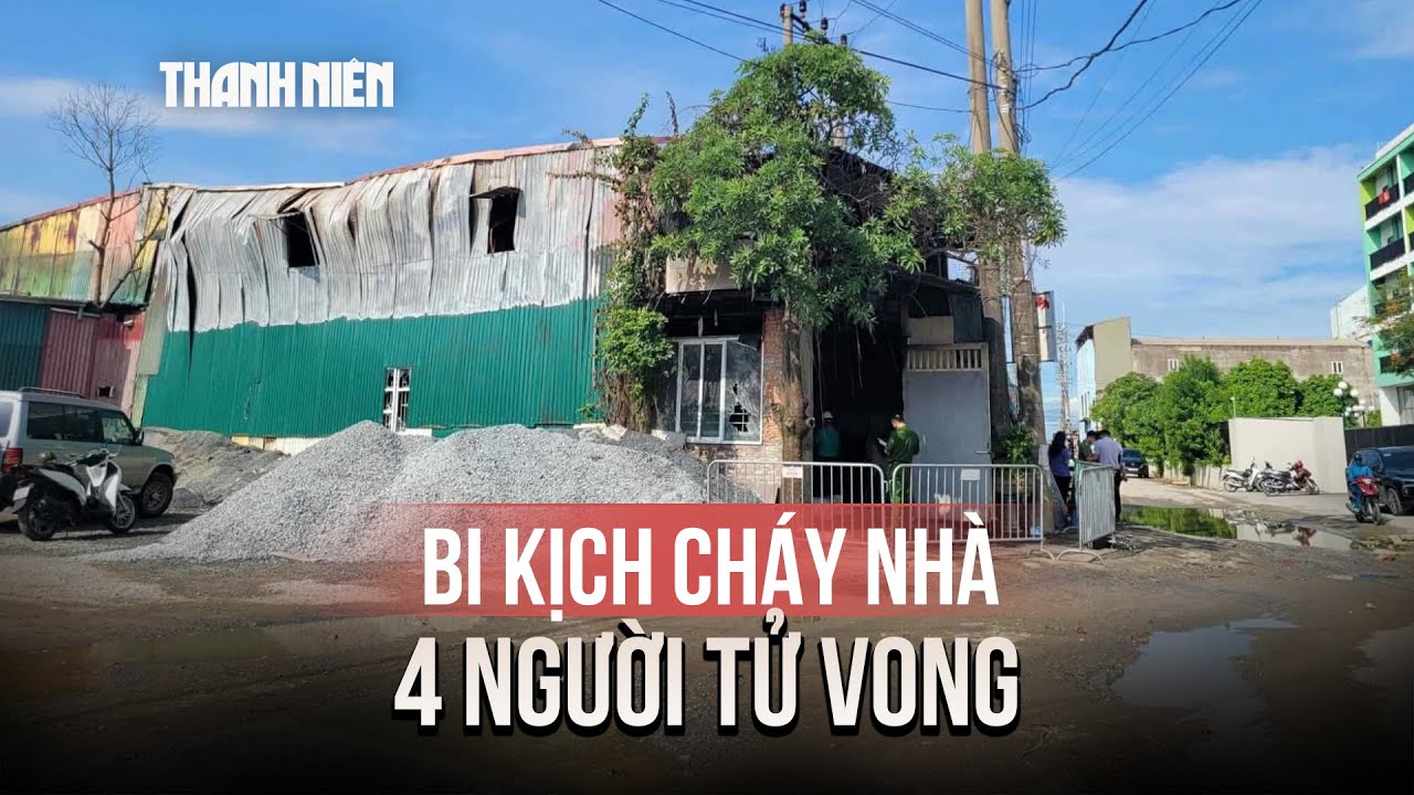 Bi kịch cháy nhà lúc rạng sáng ở Hà Nội, gia đình 4 người tử vong