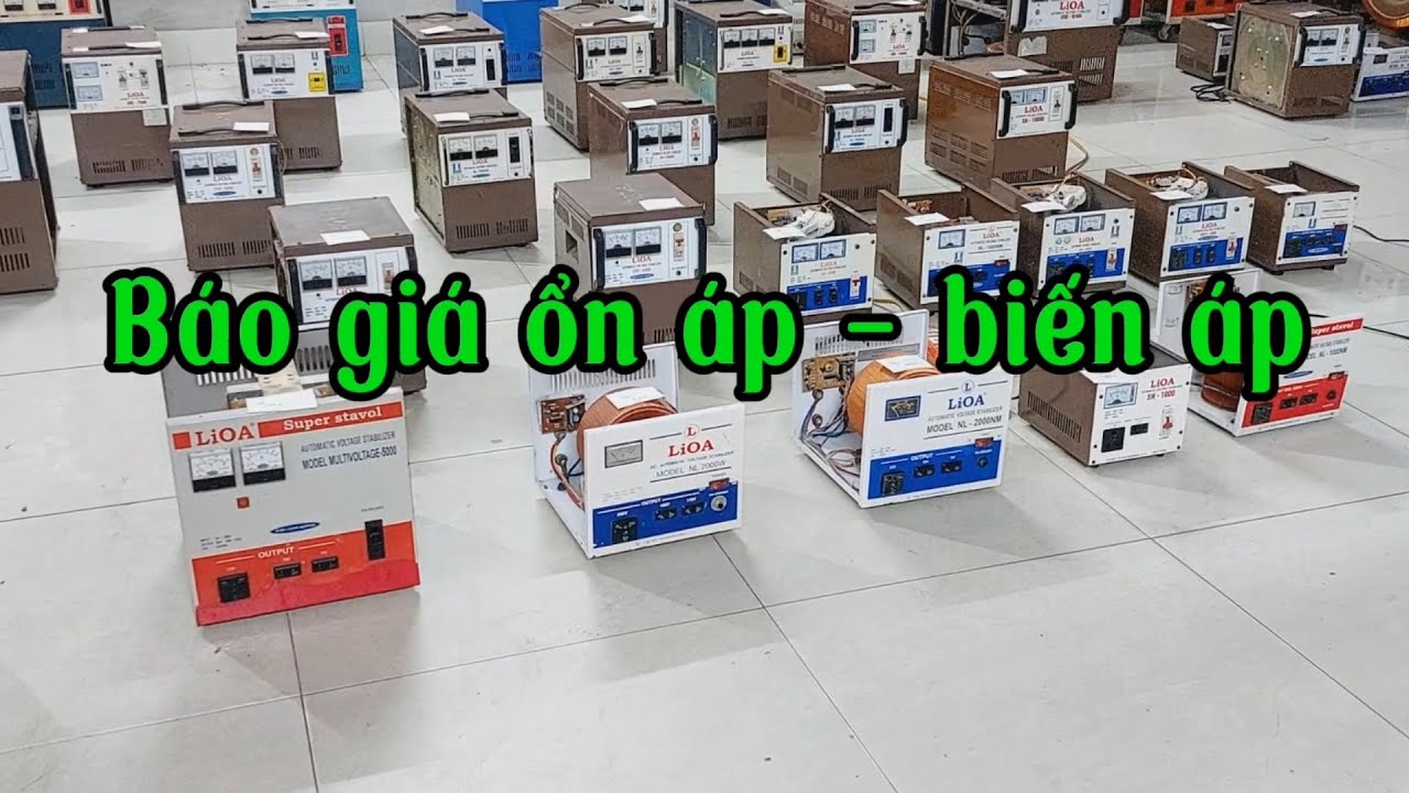 Báo giá ổn áp - máy chạy tốt , sẵn sử dụng 0912.17.5656