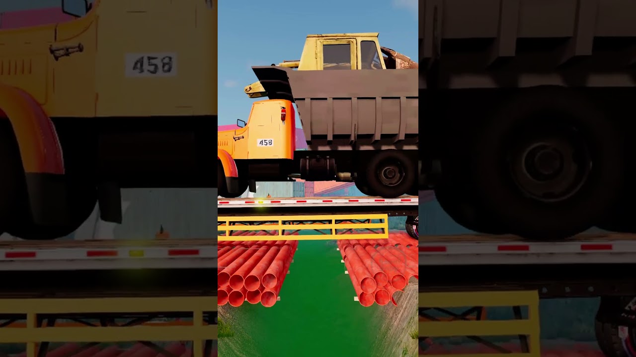 Trucks and Cars vs Potholes #130 | BeamNG.drive