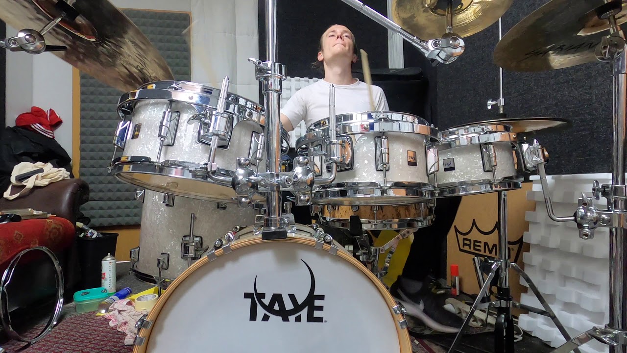 trying out my new Taye go Kit Drum Set