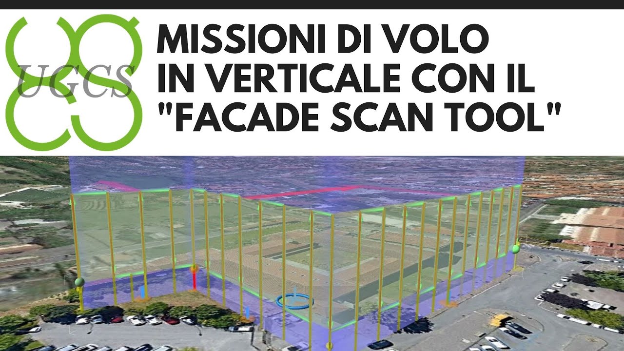 UGCS - Missioni di volo in verticale per fotogrammetria di facciate e pareti rocciose