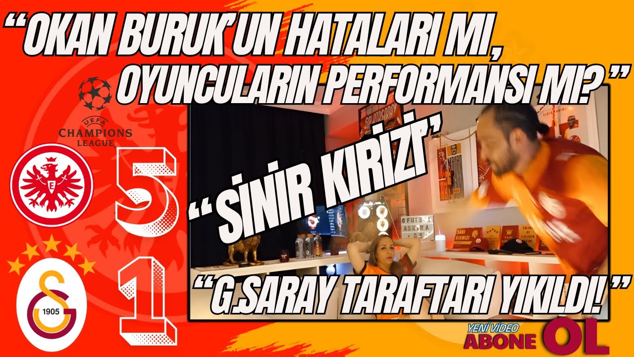 BÖYLE HEZİMET GÖRÜLMEDİ! FRANKFURT 5-1 GALATASARAY