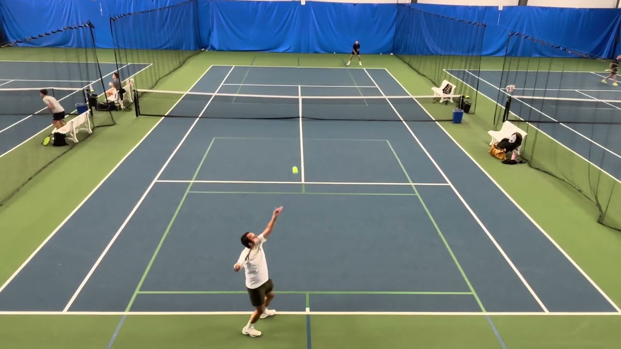 Elias was sharp as ever as he rolled by Ades, 6-2, 6-0!