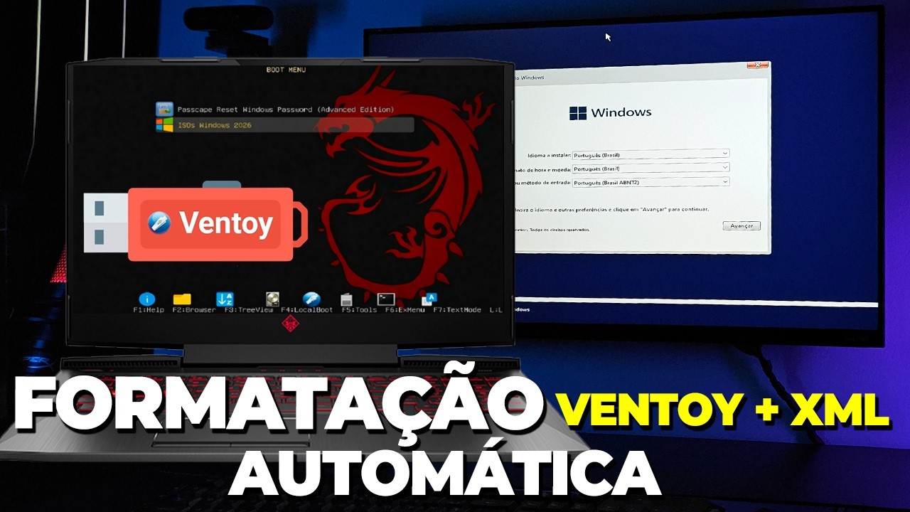 Adeus TPM e Bloatwares! O Novo VENTOY agora Instala o Windows Limpo Sem IA!