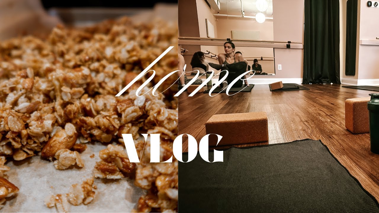 HOME VLOG: dying my hair, lots of baking, simplifying a new year