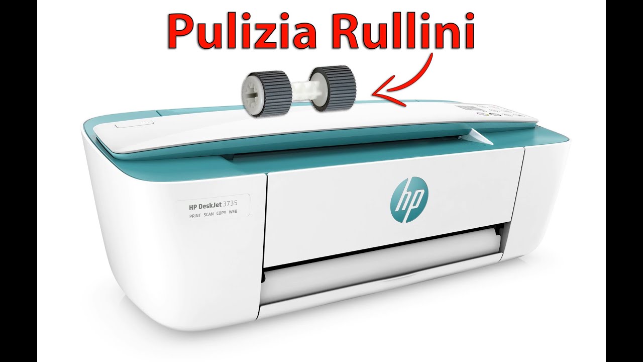 Riparazione HP DeskJet 3700 Che Non Prende La Carta • Pulizia Rullini