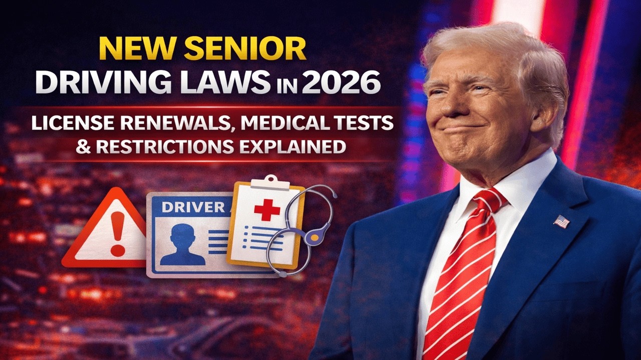 🚨 New Senior Driving Laws in 2026 &ndash; License Renewals, Medical Tests & Restrictions Explained
