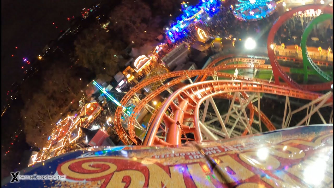 Olympia Looping 4K Front Seat POV - Winter Wonderland London 2019
