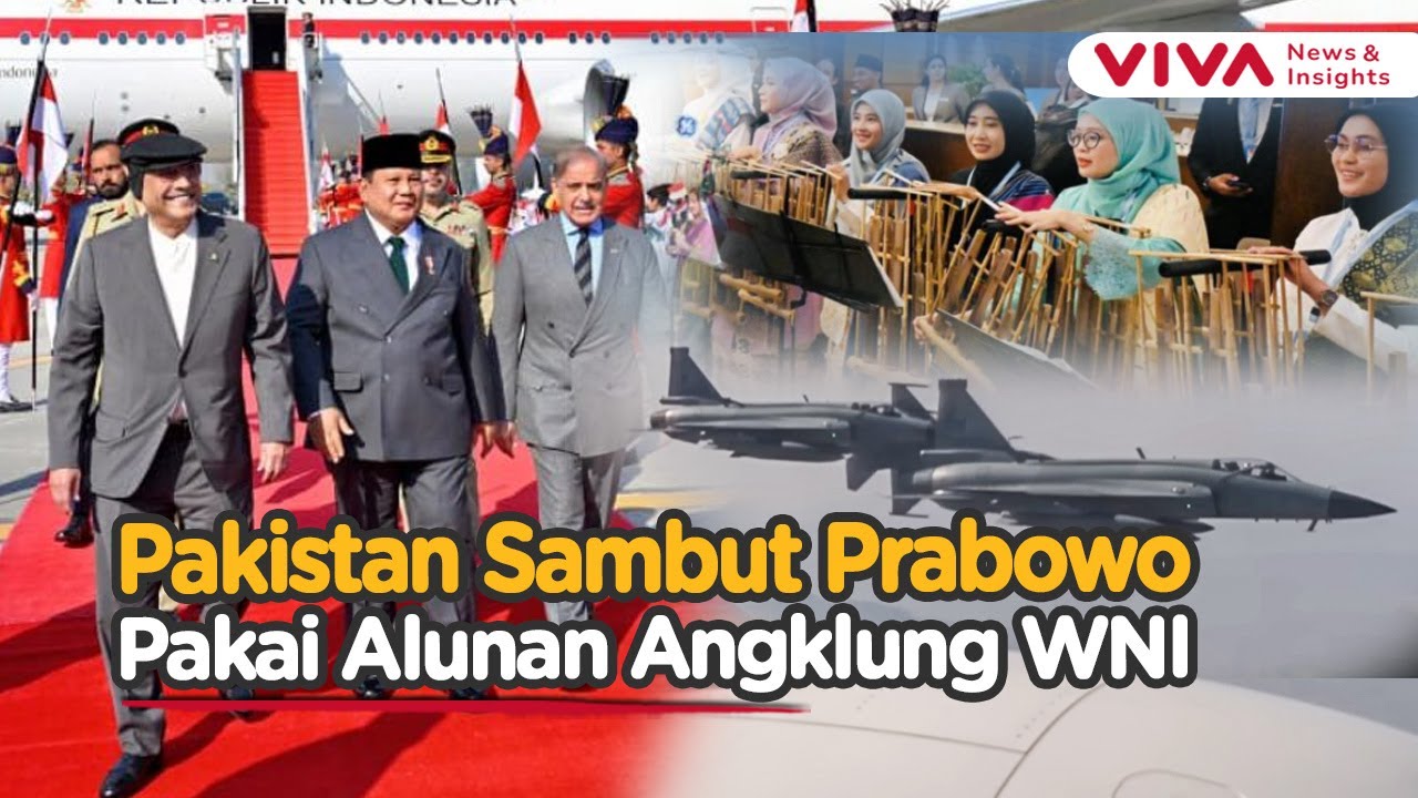 Prabowo Dikawal Jet Tempur hingga Langsung Dijemput Presiden Pakistan