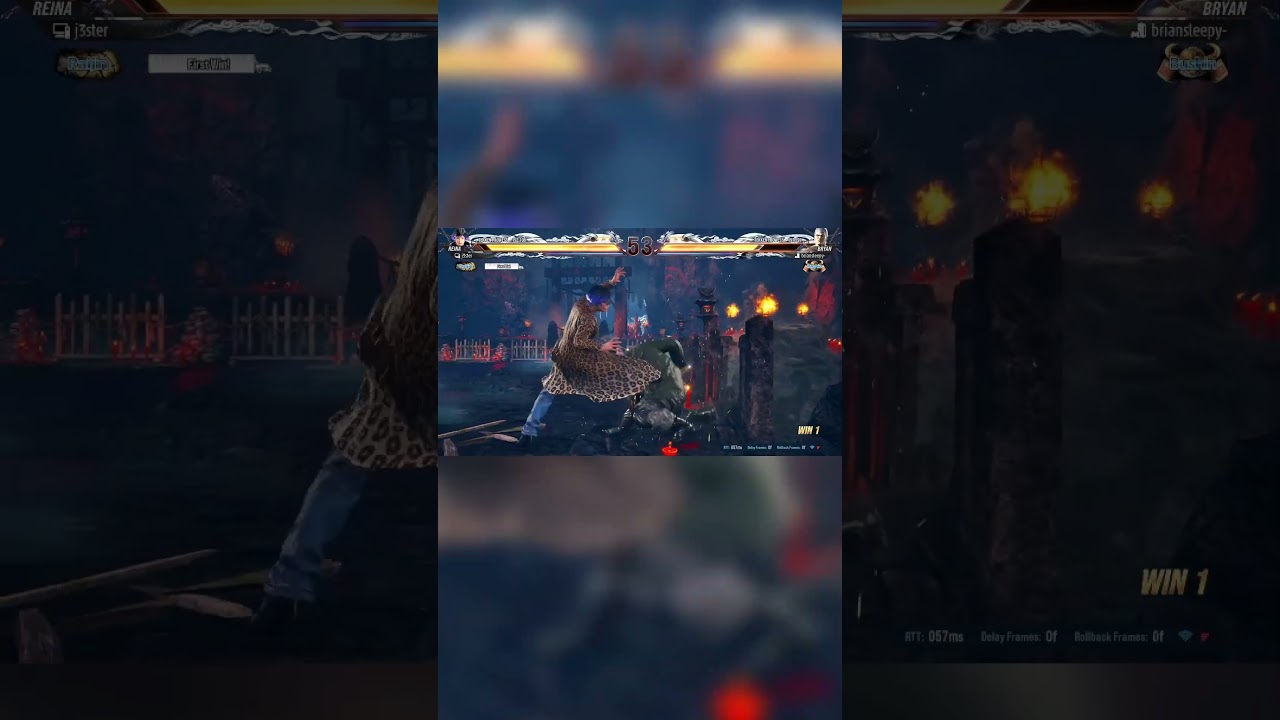 I Hate The Wall Too #tekken8 #reinamishima #tekken8reina