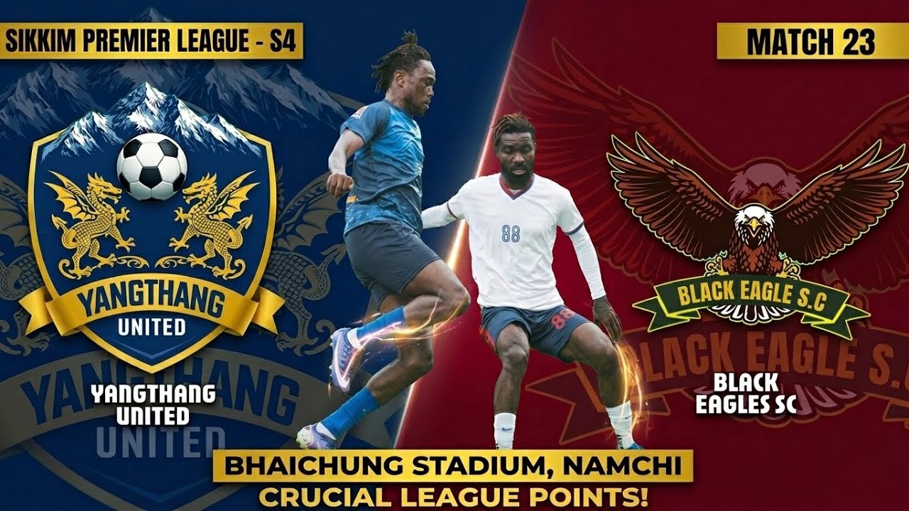 😨🔥 Yangthang United Vs Black Eagles SC | Beautiful game 👏🏻 Sikkim Premier League Crucial match