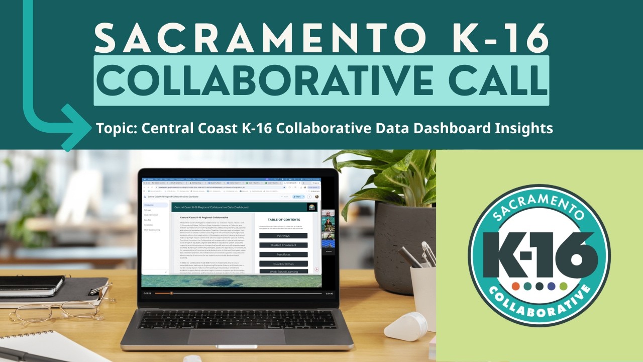 Central Coast K-16 Data Dashboard Insights | Sacramento K-16 Collaborative Call