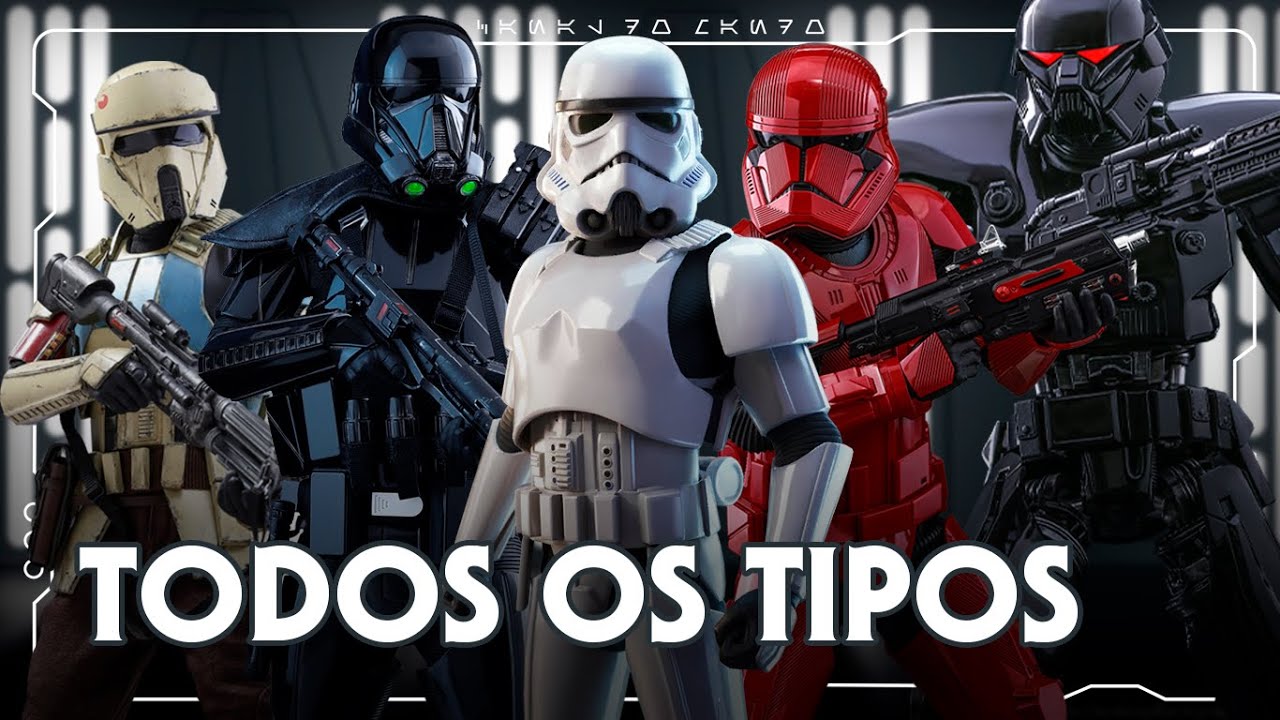 TODOS OS TIPOS DE STORMTROOPERS (CÂNONE) | CURIOSIDADES | Canal do Mando