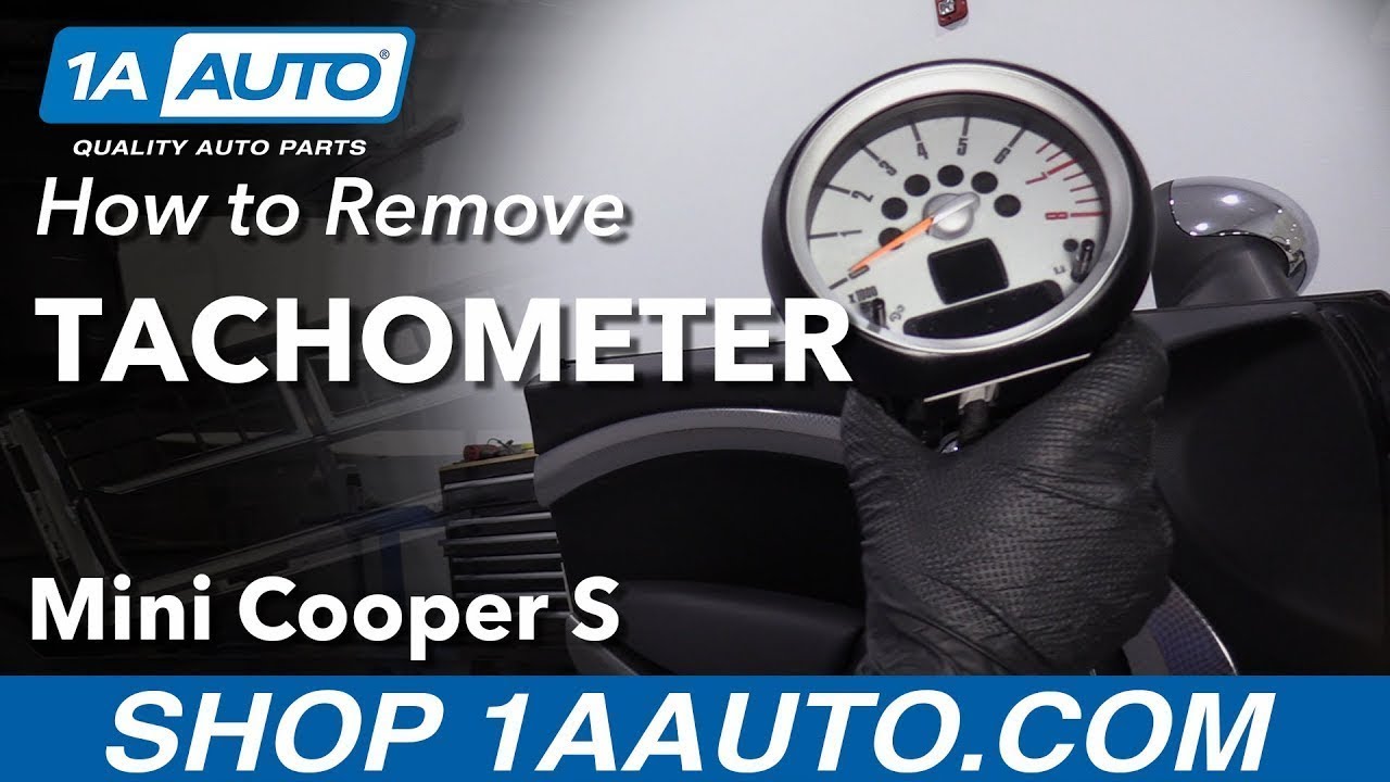 How to Remove Tachometer 07-13 Mini Cooper S
