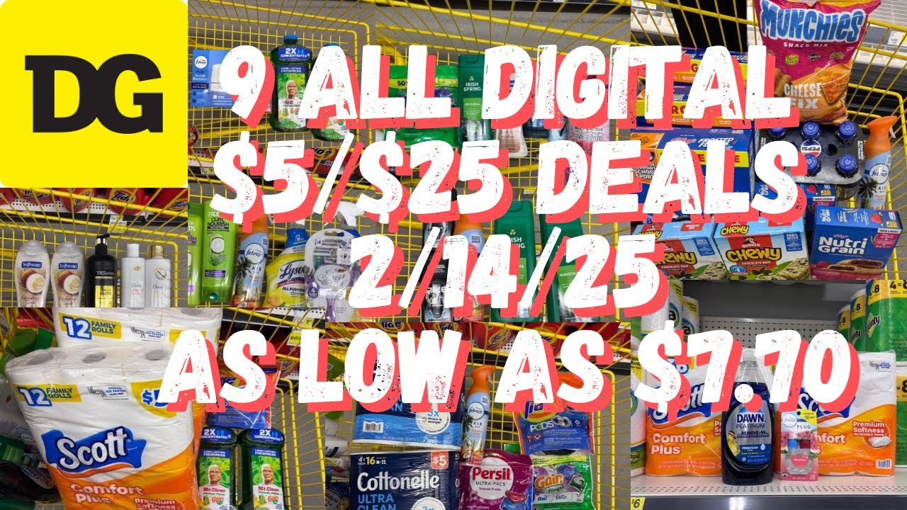 Акция Dollar General: товары для дома и личной гигиены по цене 5/25 долларов — 14.02.2026