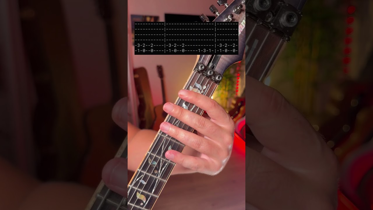 {TAB} Symphony Of Destruction - Megadeth 🎶💥 (Main Riff Tab) #guitartabs #tabs #riff #megadeth