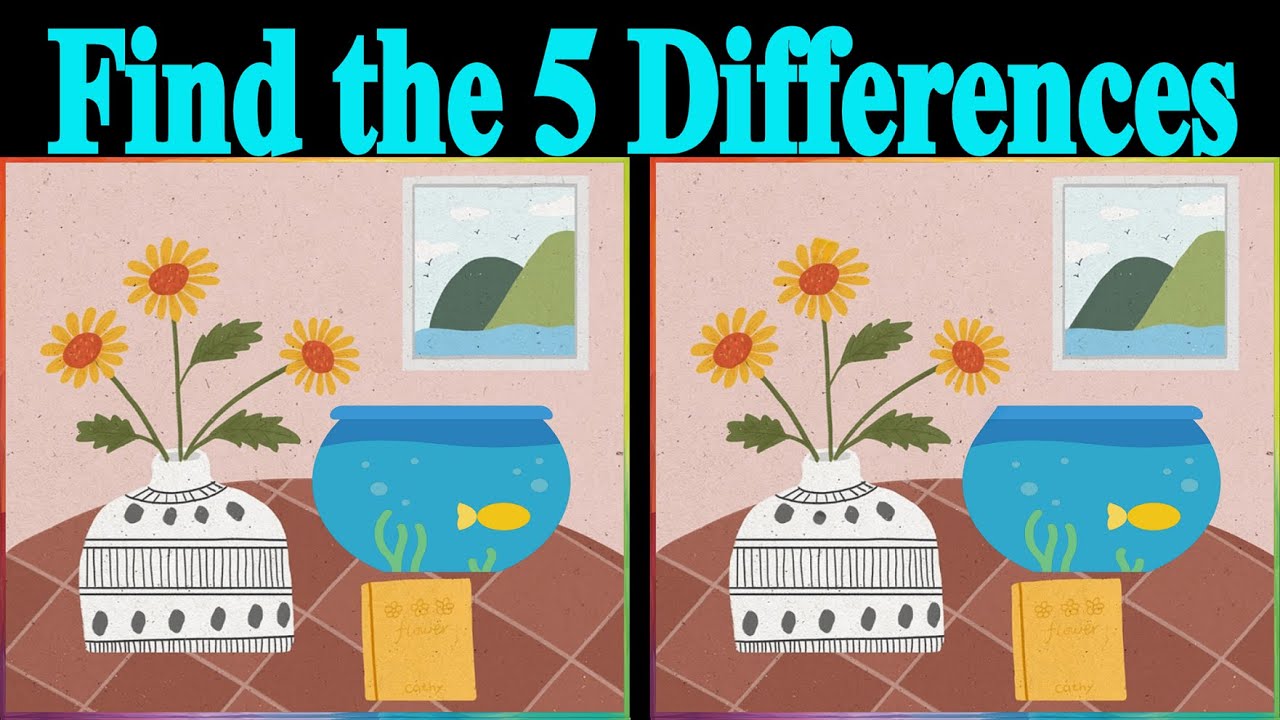😊Exercise Your Brain with Spot the Difference, Outsmarting Cognitive Decline!找不同，放松心情，挑戰你的觀察力！#55