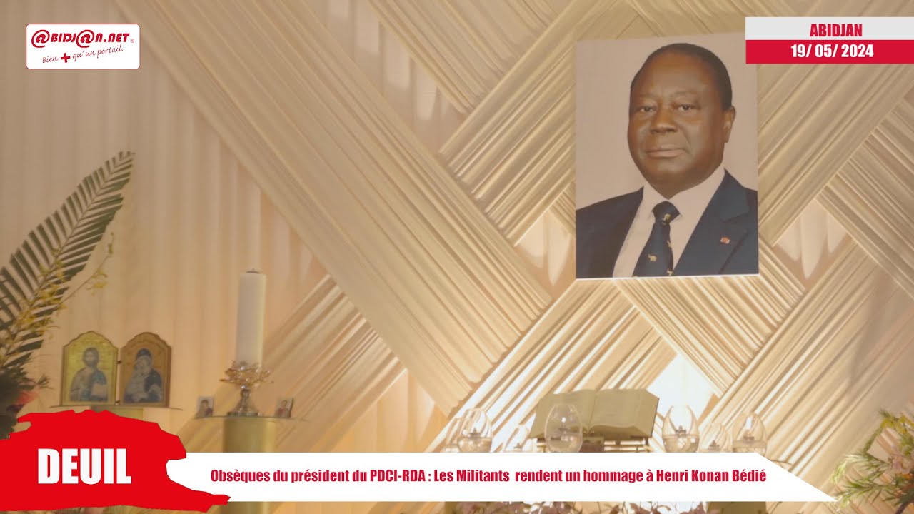 Obsèques du président du PDCI RDA : Les Militants  rendent un hommage à Henri Konan Bédié