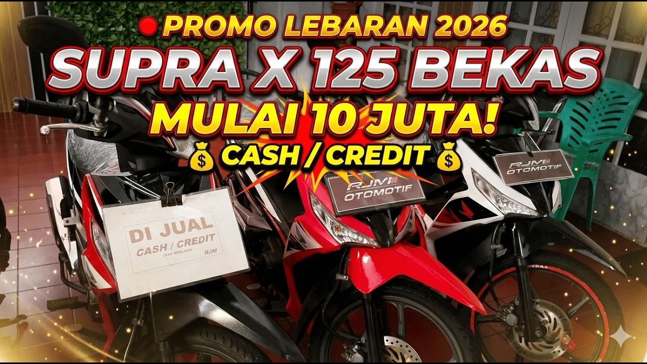 SPIL MOTOR BEBEK BEKAS SUPRA X 125 MULAI 10 JUTAAN