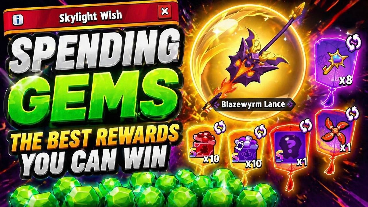 ARCHERO: SPENDING GEMS! SKYLIGHT WISH EVENT!