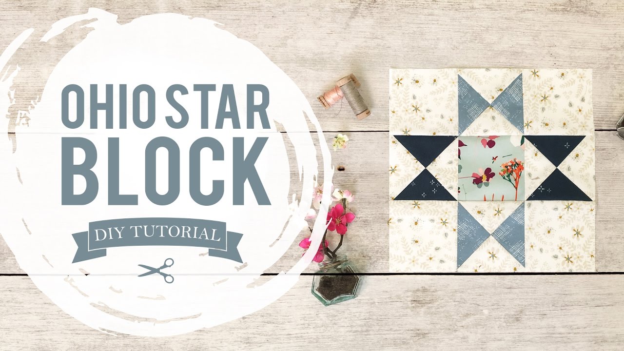 AGF Quilt Block Collection: Ohio Star Quilt Block Tutorial