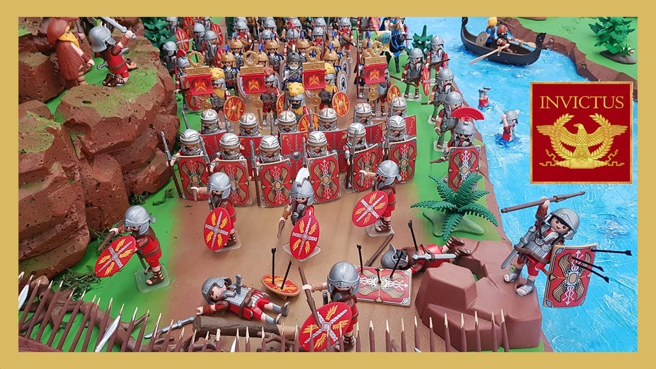 Playmobil Romans vs Barbarians-Битва при Тевтобурге-Выставка Playmobil Tor...