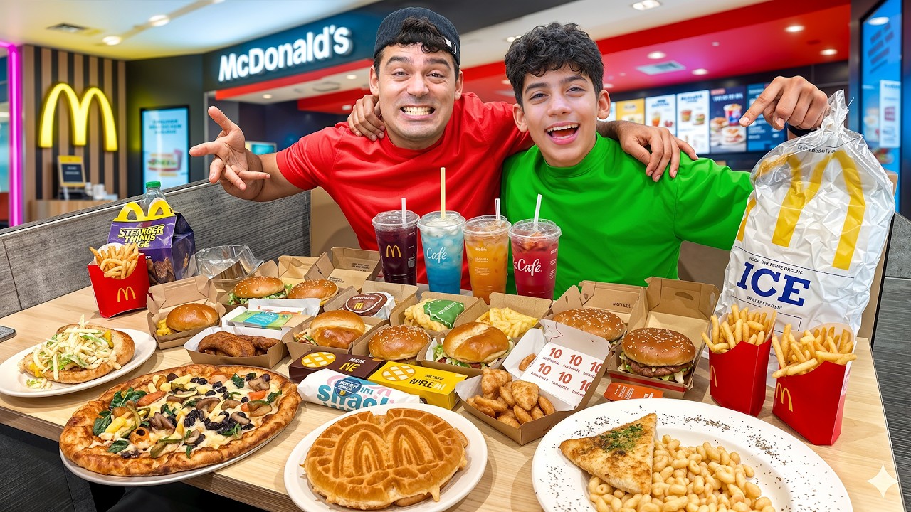 I Bought EVERYTHING from the BIGGEST MCDONALD'S