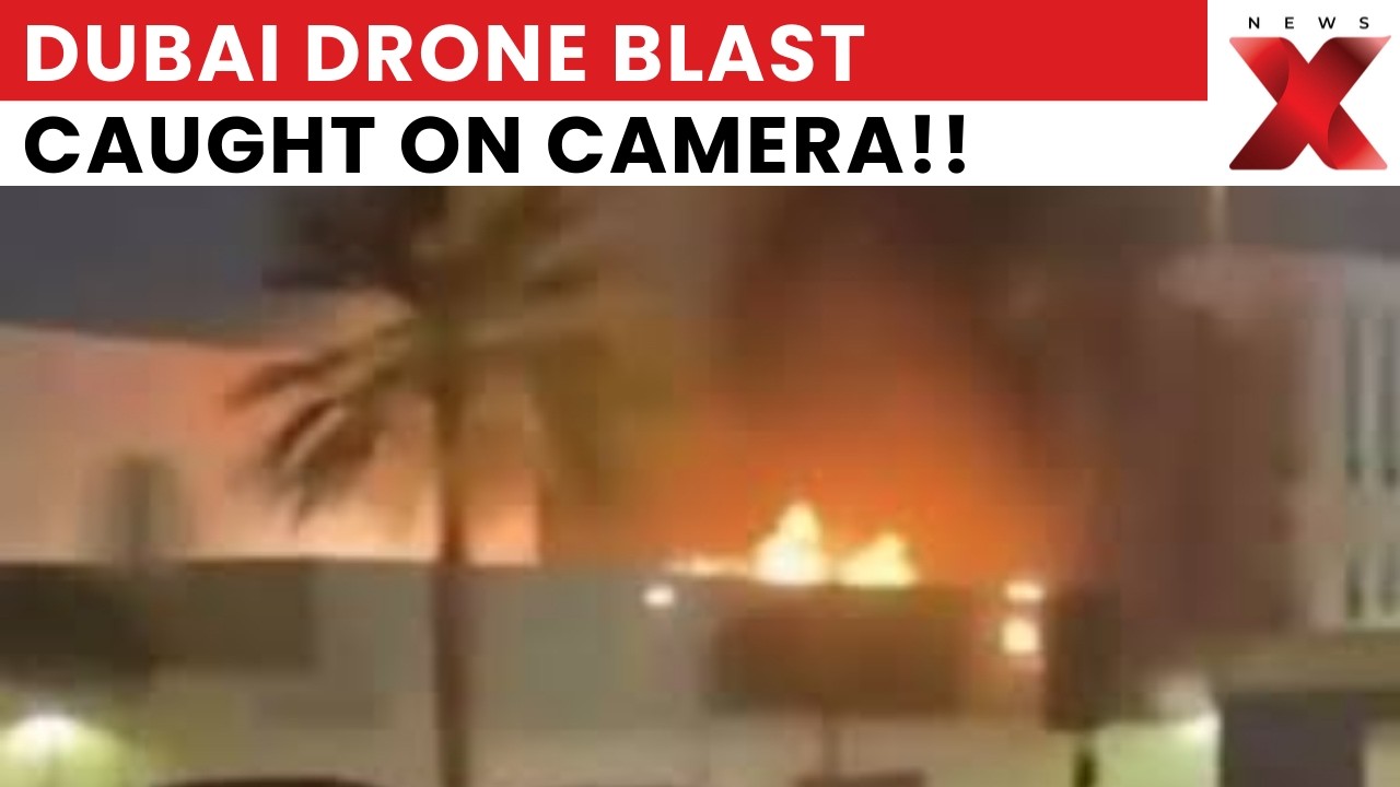 Drone Strike Caught On Camera Near US Mission In Dubai | SHOCKING FOOTAGE | US-Iran War
