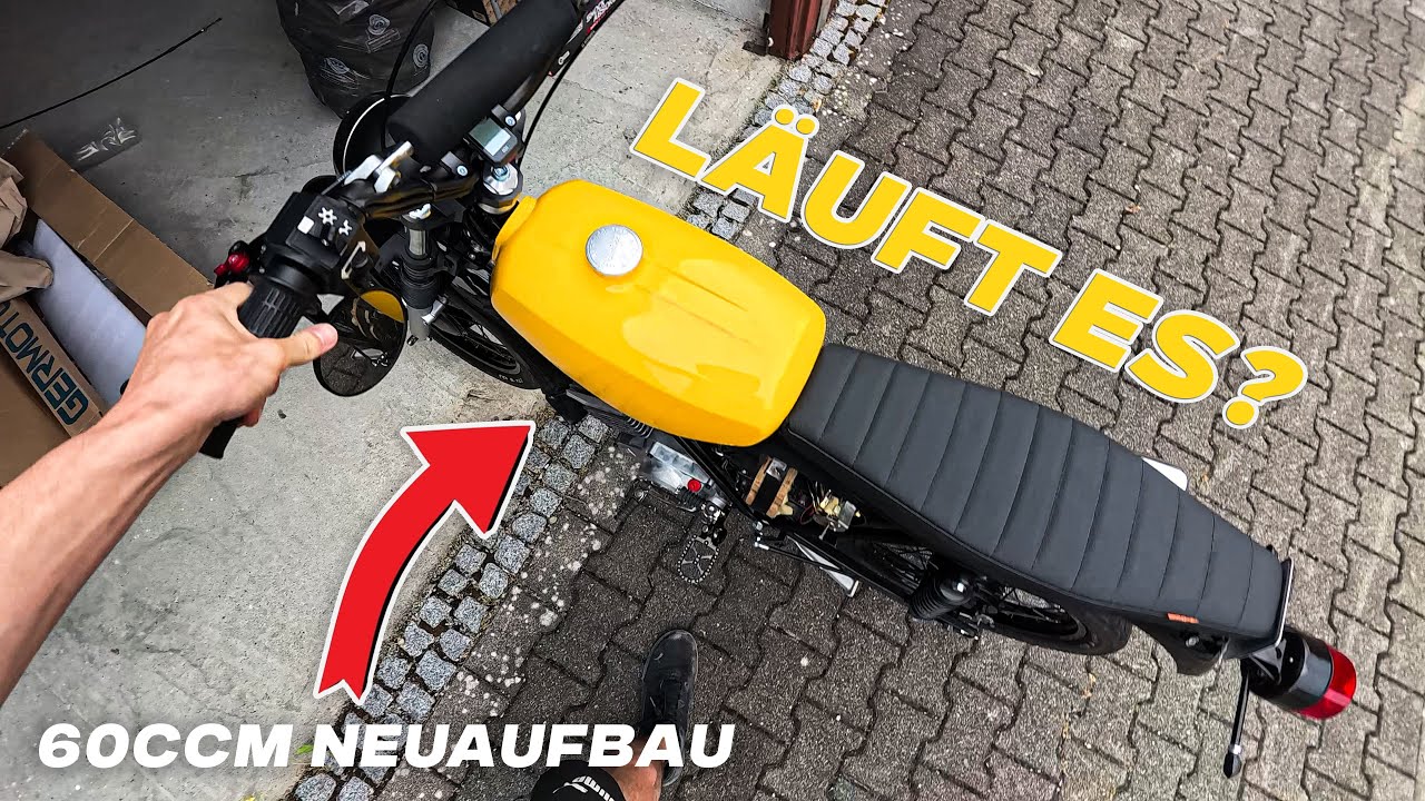ALLES FERTIG?! Simson 60ccm Neuaufbau Finale