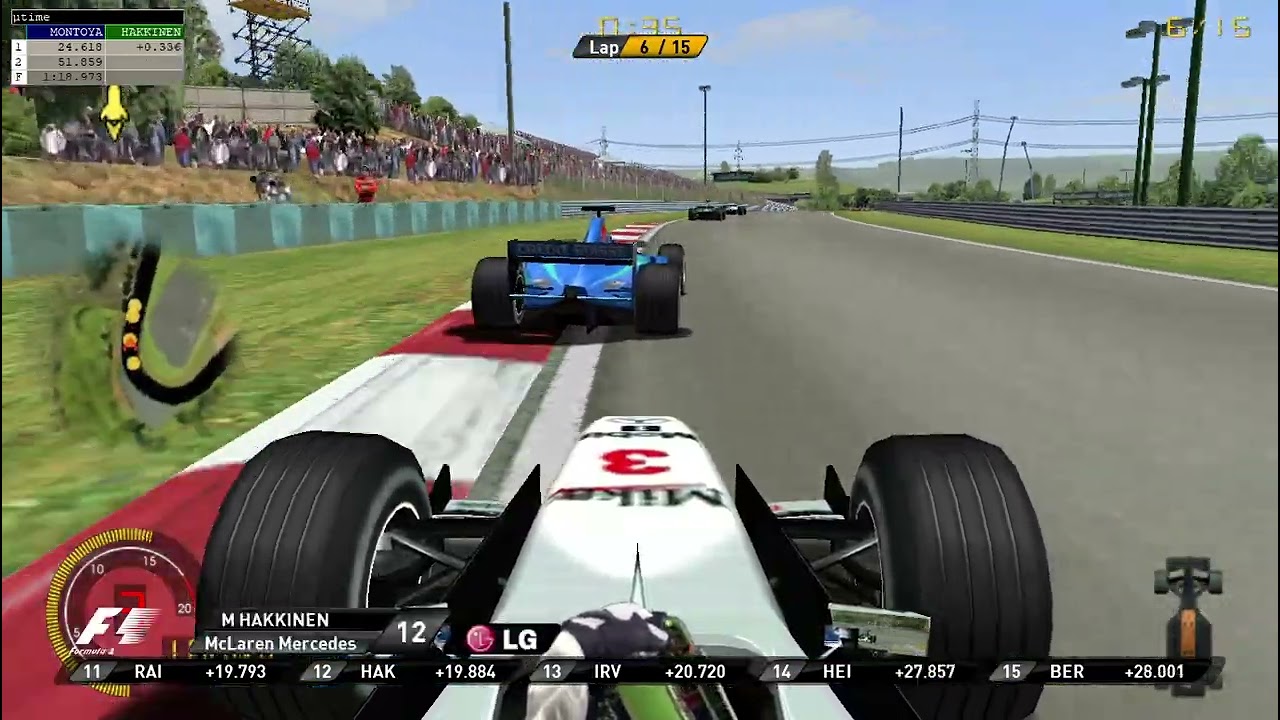 Hungaroring Onboard F1 2001 - Grand Prix 4