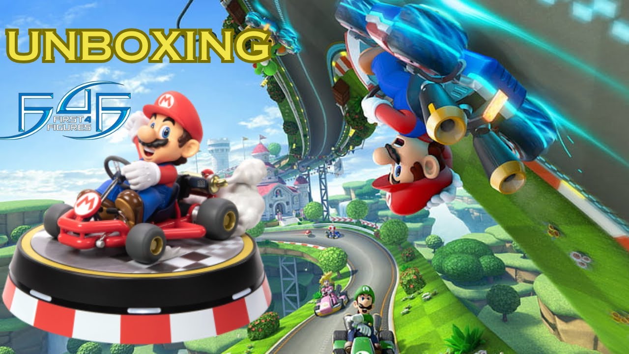 UNBOXING FIGURINE MARIO KART édition COLLECTOR de chez F4F
