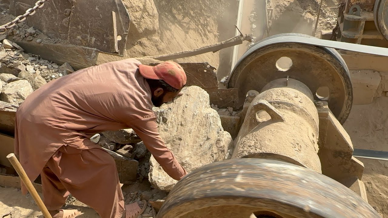 Insane Rock Crushing ProcessMega Crusher Machine vs Giant RocksUltimate Stone Breaking Machin