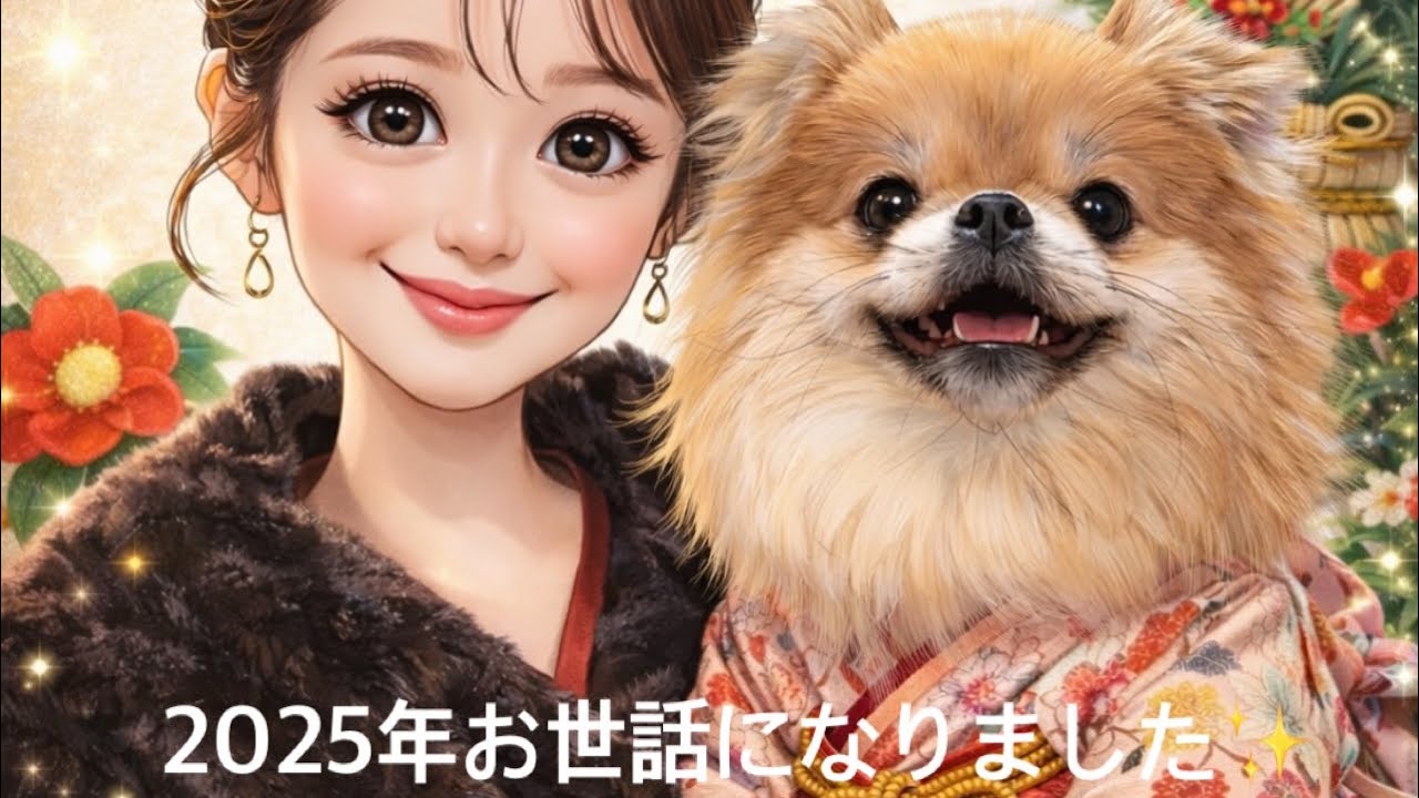 【帰省】ポメペキうる様と家族で年越しvlog