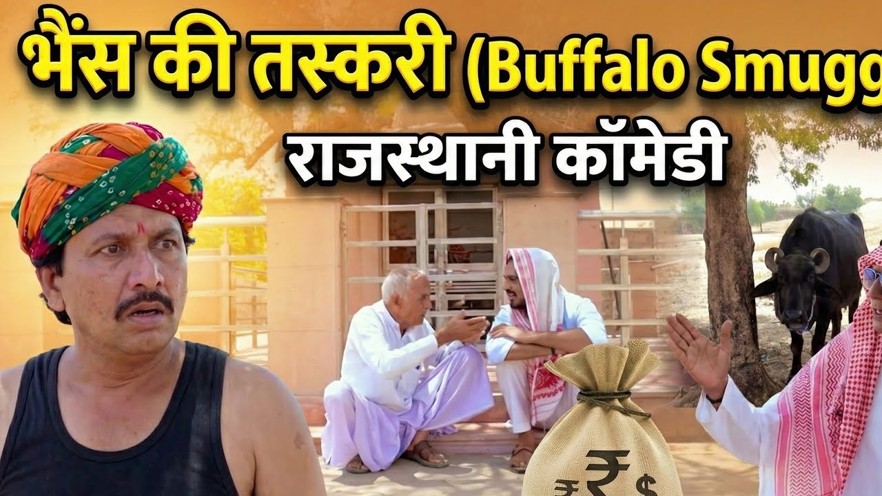 भैंस की तस्करी।।Buffalo smuggling.SHYAM G COMEDY राजस्थानी मारवाड़ी बागड़ी कॉमेडी विडियो🤣 
