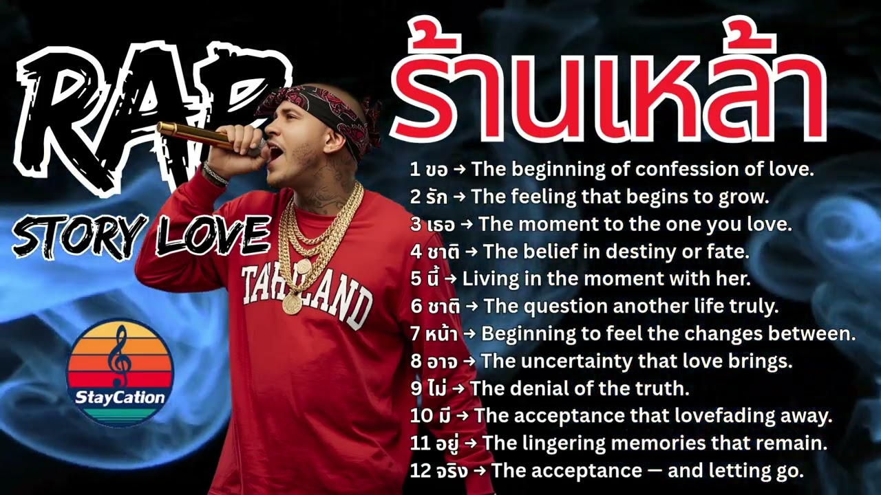 RAP ร้านเหล้า  2025 เพลงแร๊พ Story love RAP_TRAP_Mix_12Tracks_2025