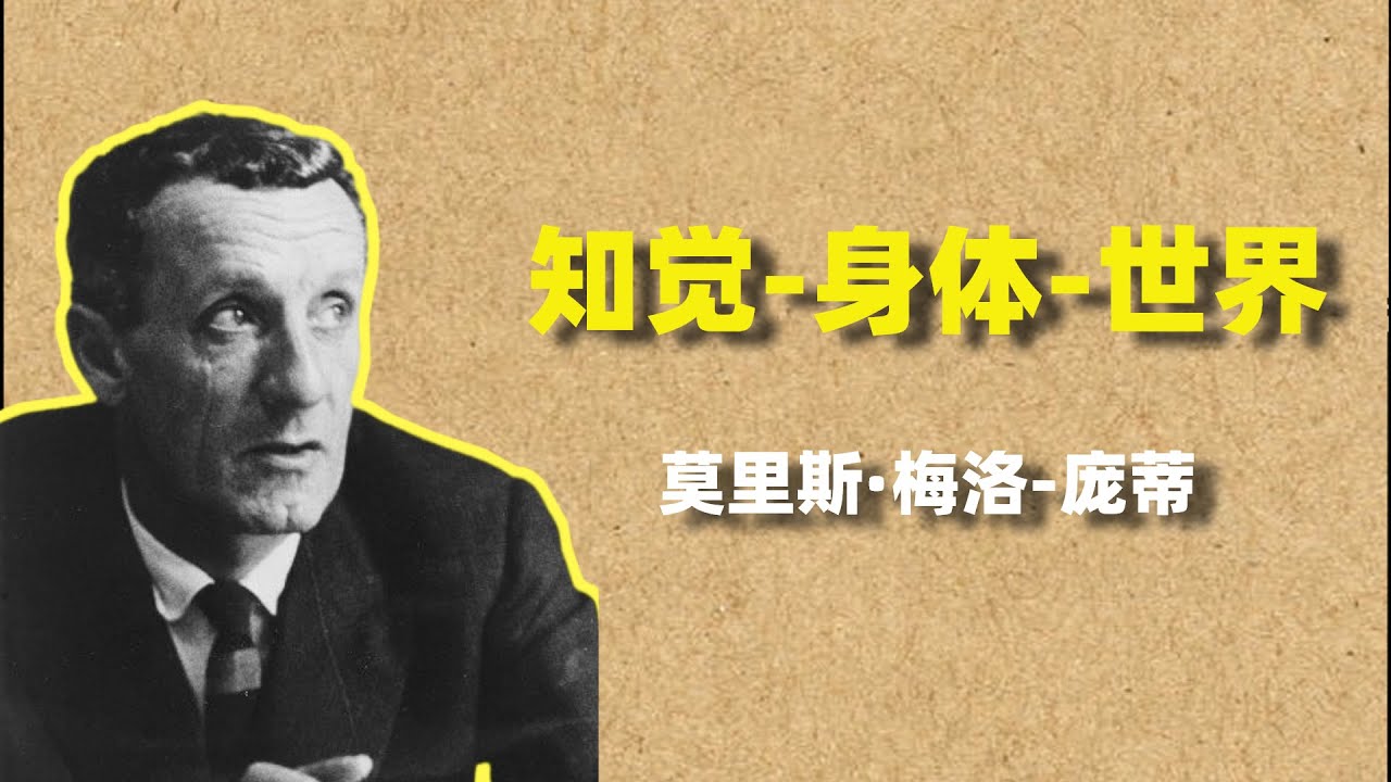 【梅洛庞蒂哲学】一个视频简明梅洛庞蒂！#哲学 #西方哲学 #梅洛庞蒂