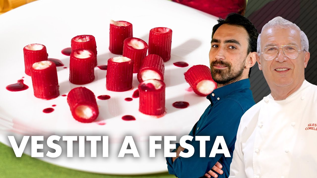 Mezze maniche con rapa rossa e gorgonzola *VESTITI A FESTA*