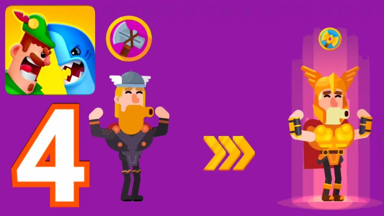 Ultimate Bowmasters-(Gameplay 4)-Ganando Con THOR THE THUNDERGOD