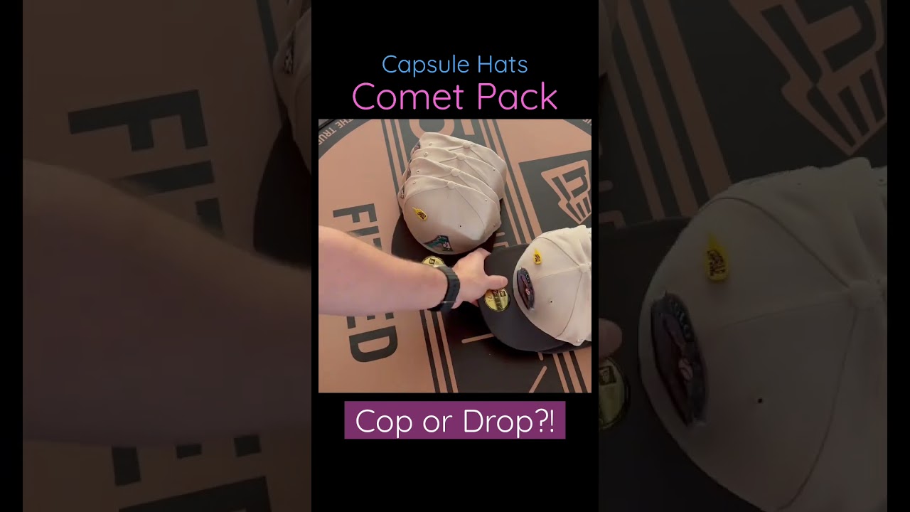 COP OR DROP?! Capsule Hat&rsquo;s New Era Fitted Hat &lsquo;Comet&rsquo; Pack!