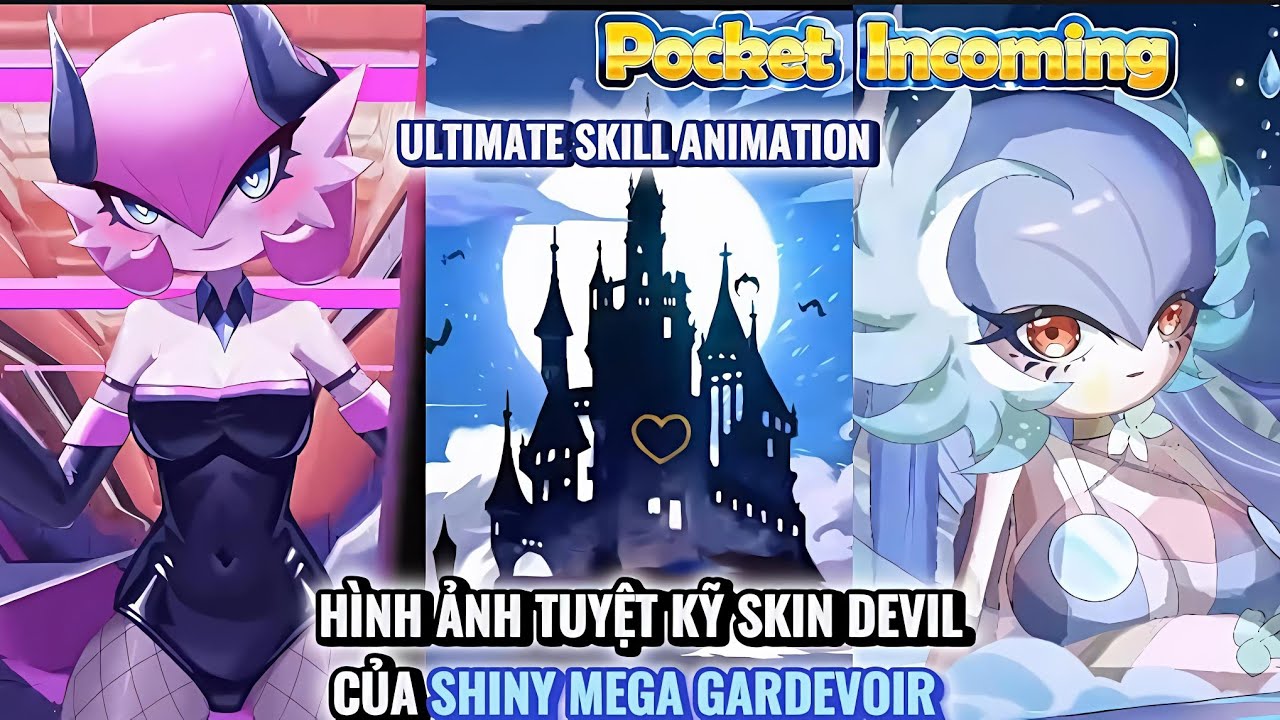 Pocket Incoming : Skin Devil cho Shiny Mega Gardevoir | H&igrave;nh ảnh Tuyệt kỹ | Bạn th&iacute;ch dạng n&agrave;o ?