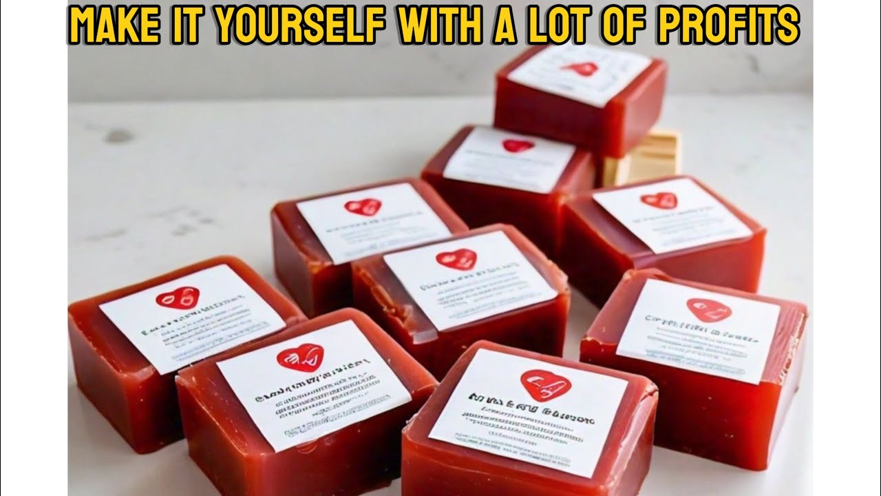 How to make antiseptic soap at home. #NaturalSoapMaking#HandmadeSoap#SoapRecipe- #AntibacterialSoap