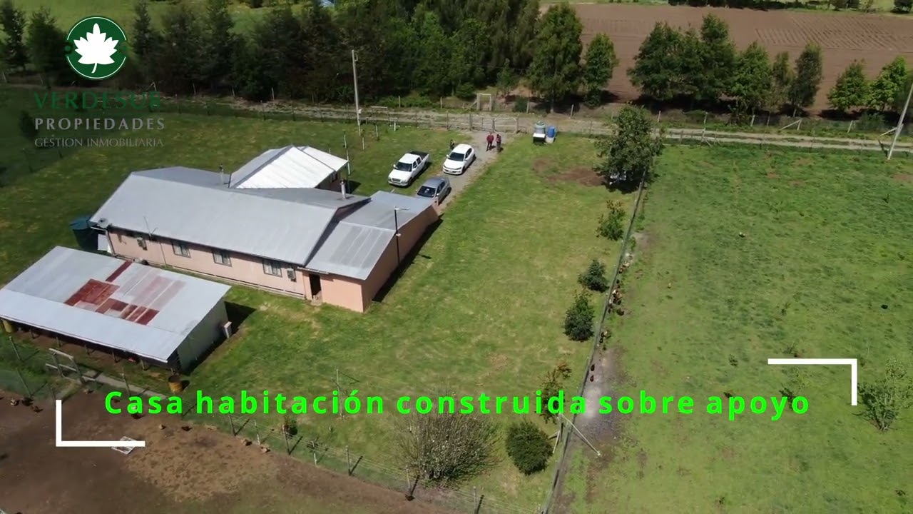 PARCELA DE 2 HECTÁREAS CON CASA, VIVERO Y GALPÓN