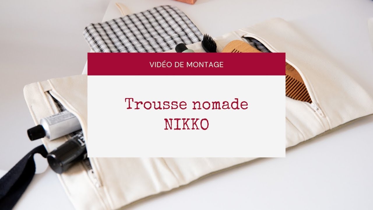[ TUTORIEL ] Coudre une trousse nomade - patron Nikko