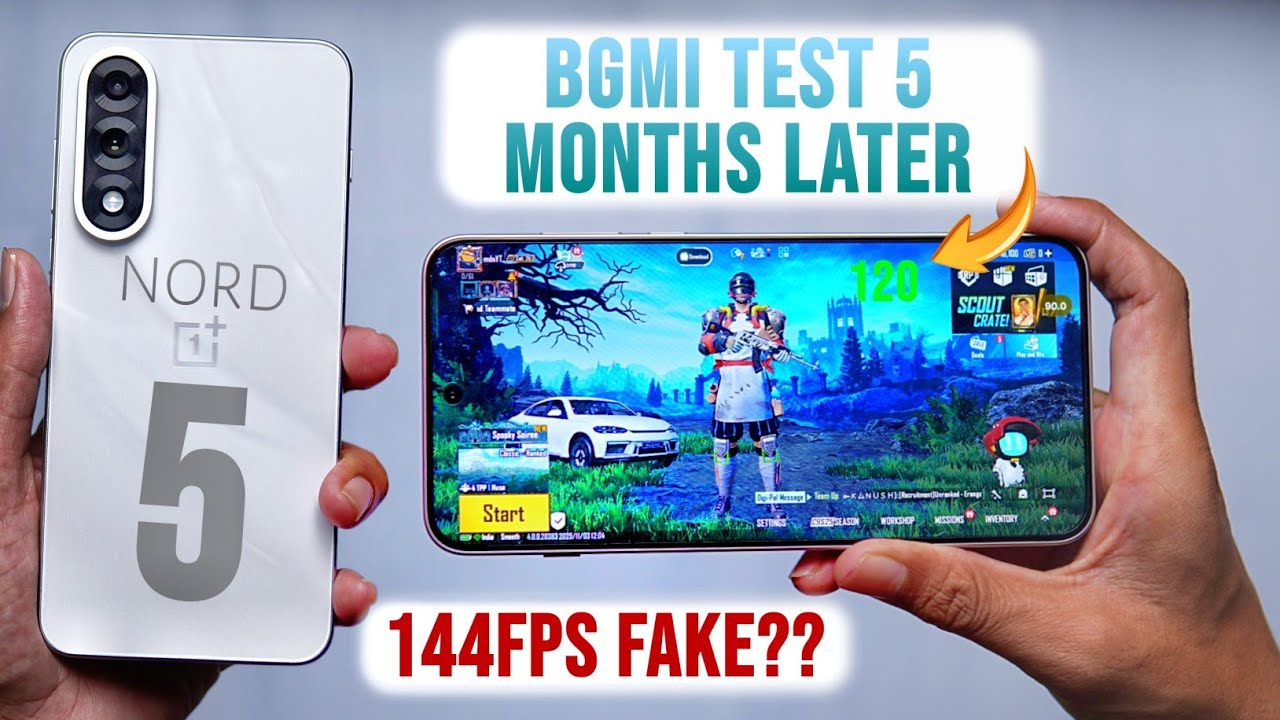 OnePlus Nord 5 Bgmi Test after 5 Months Later | Best Gaming Phone Under 30000