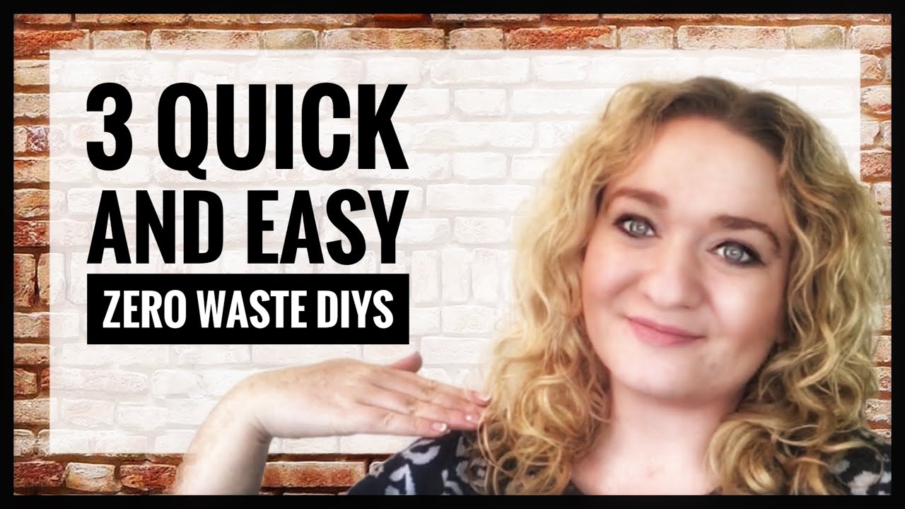 3 quick and easy zero waste DIYs - reusable tea bags - crochet dish scrubbies - herb infused oils