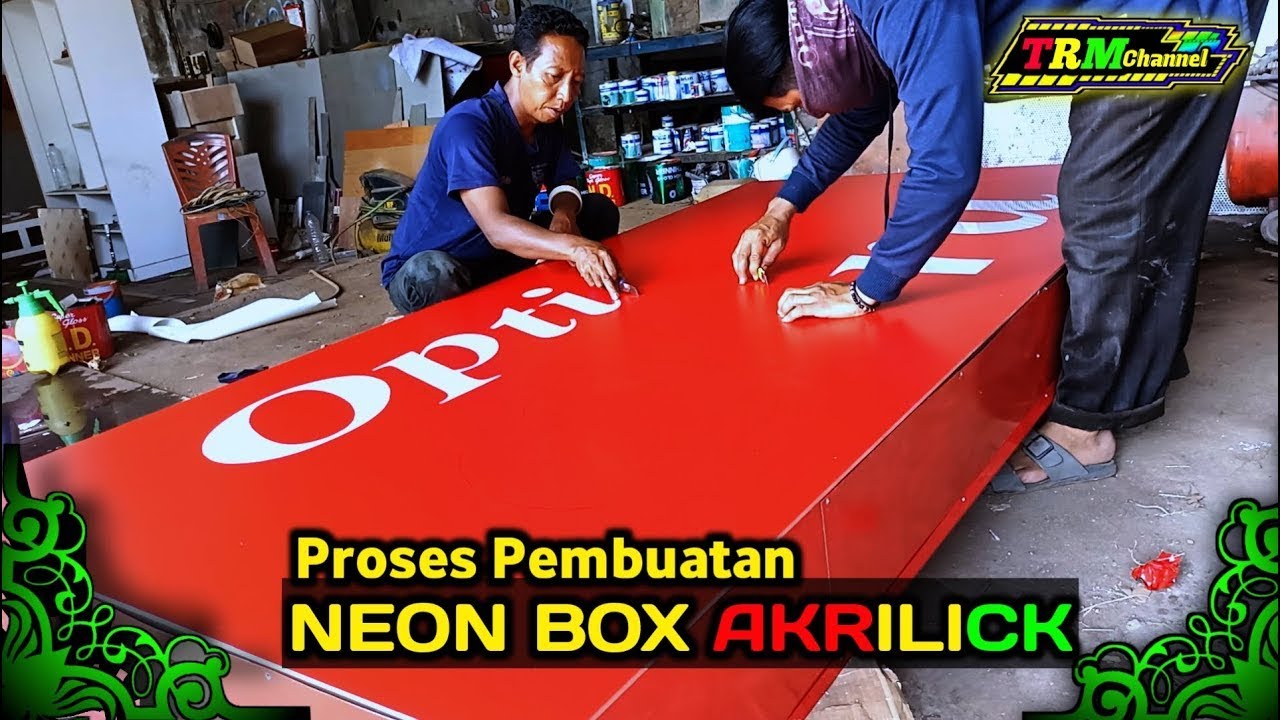 CARA MEMBUAT NEON BOX AKRILICK  ||  Langsung Bisa  ‼️