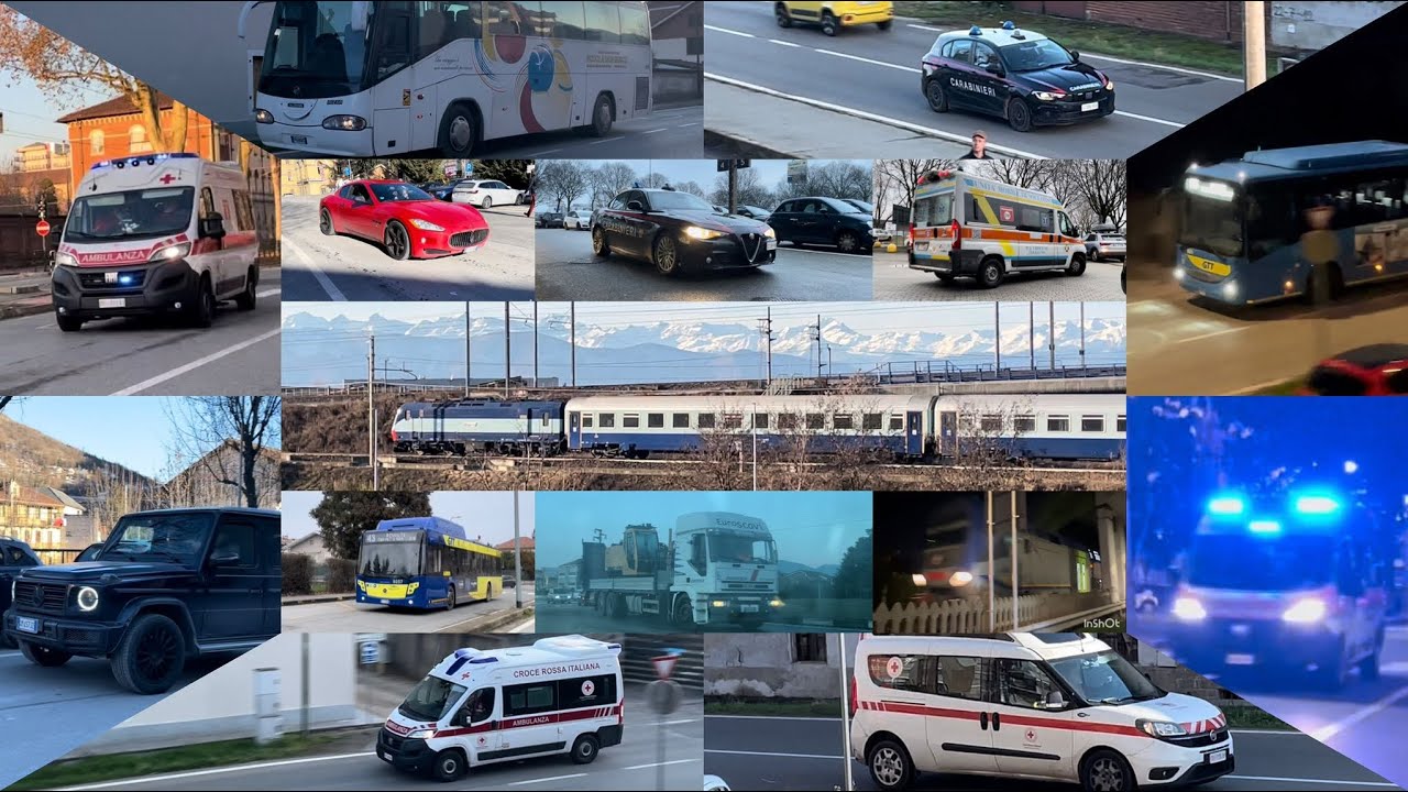 Croce verde in sirena , Sicilia express , bus deviato e tanto altro 