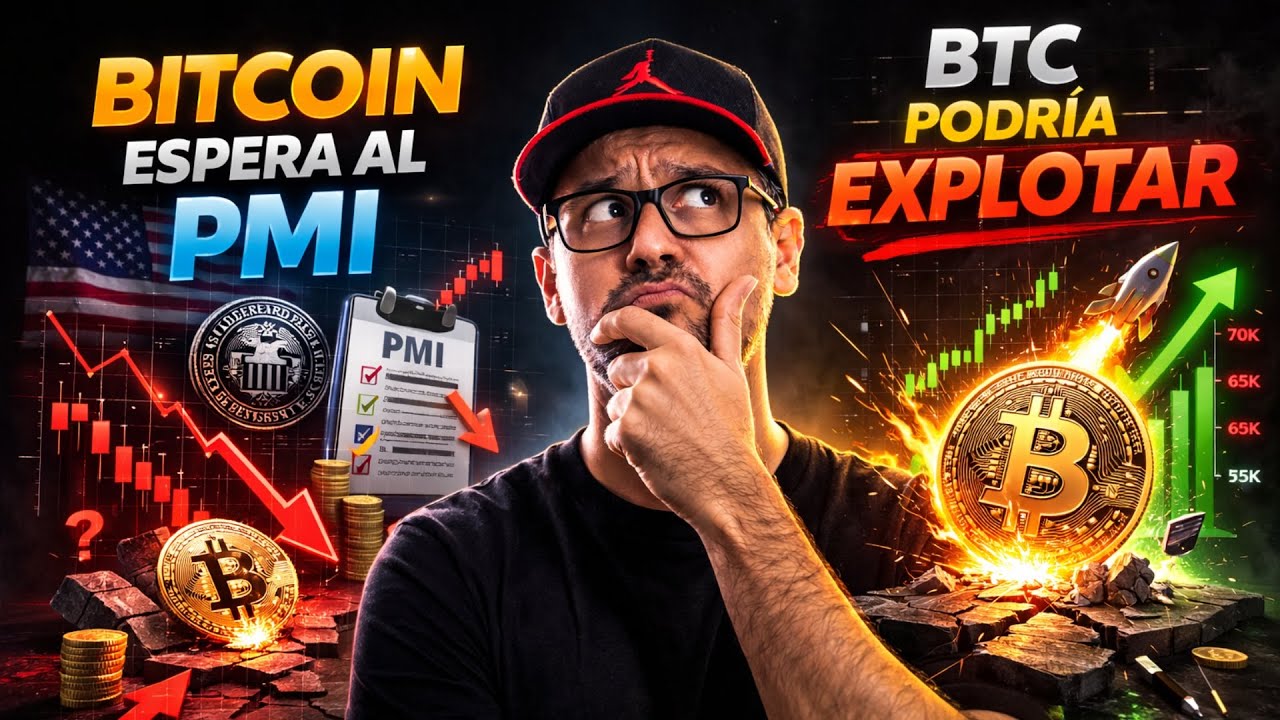 TRADING BITCOIN EN DIRECTO 🔴 BTC espera el PMI ¿ Subirá o bajará ? ⚠️